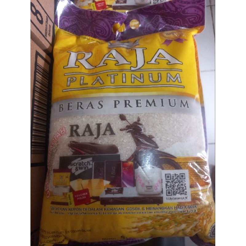 

Beras Premium Repack 1 Liter Merk Raja Platinum