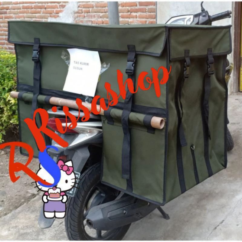Tas Motor Keranjang Susun Super Jumbo Polyester