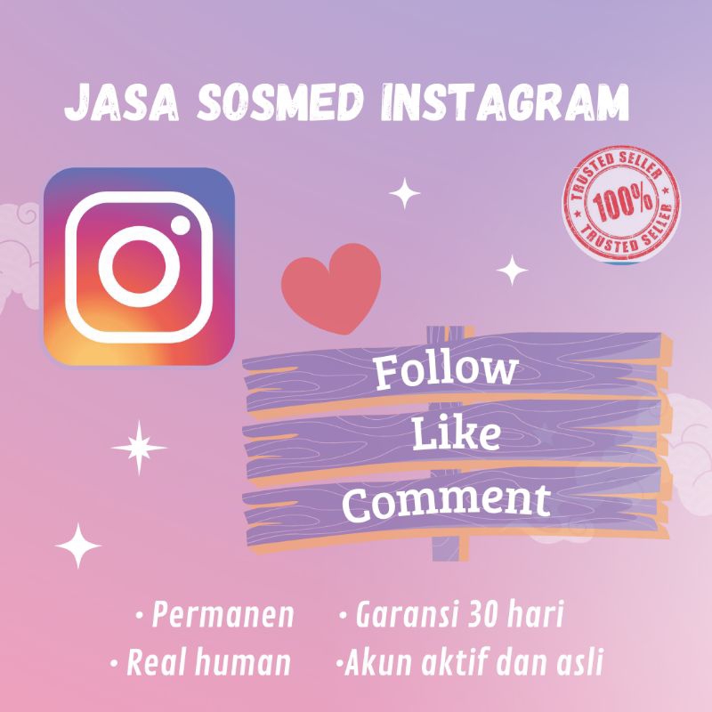 JASA SOSMED Instagram (Follow, Vote, like, komen)