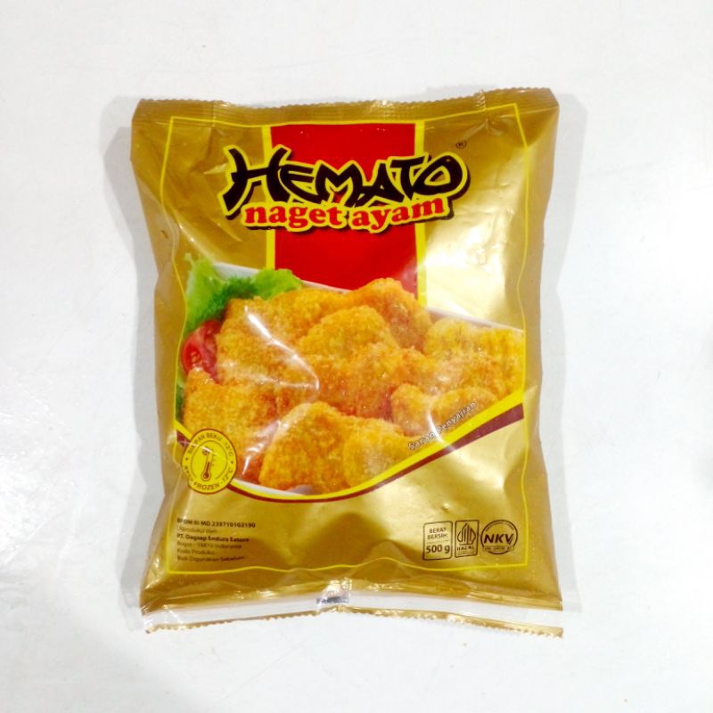 

Hemato Nugget Gold Naget Ayam 500gr