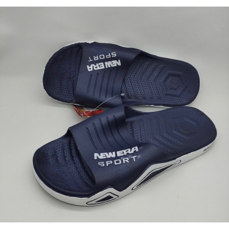 Sandal Slip on pria S39-44 jumbo sandal pria jumbo sandal slip on new era karet empuk