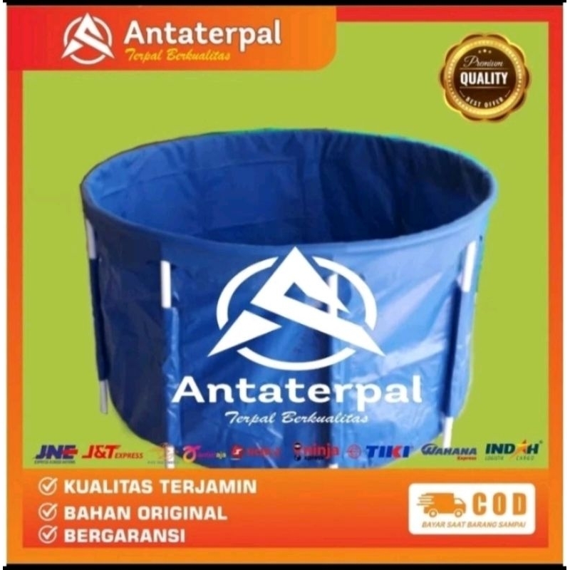 Vat Kolam Terpal Diameter 1M Tinggi 80Cm