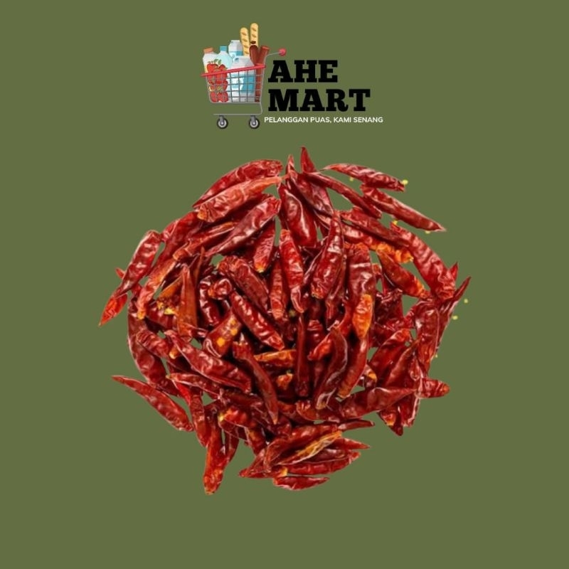 

Cabai Kering Pedas Nampol Tanpa Tangkai