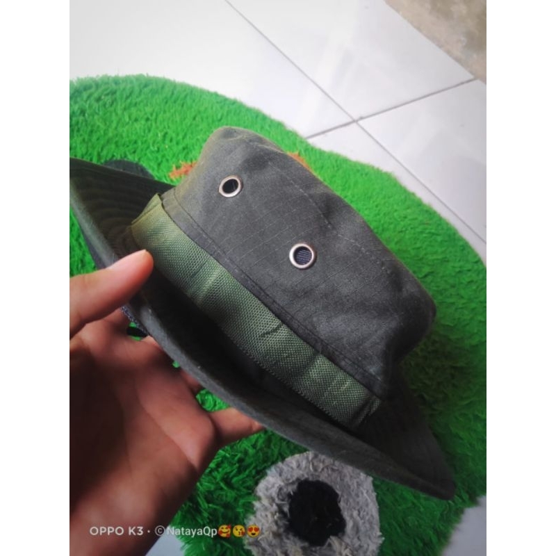 topi rimba/topigunung/bucket hat gunung/rimba polos
