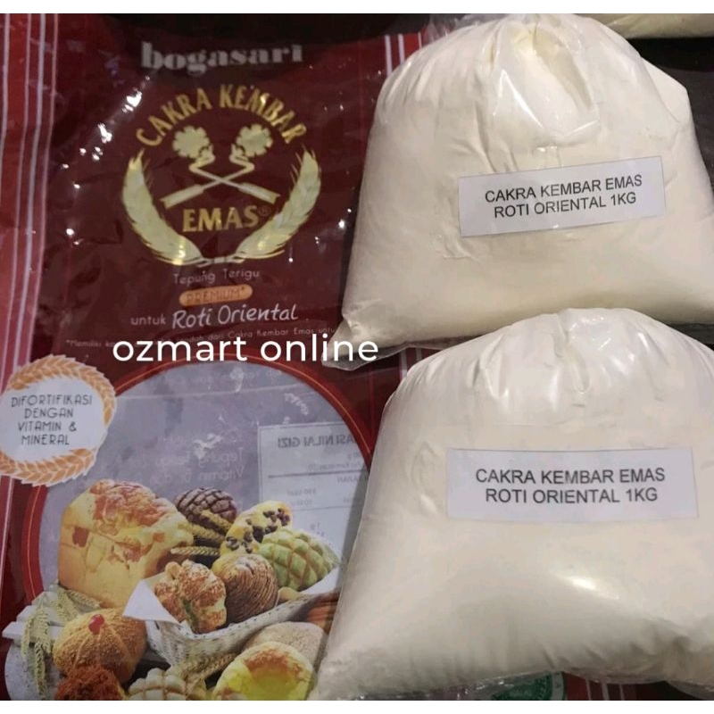 

tepung terigu cakra emas oriental repack 1 kg