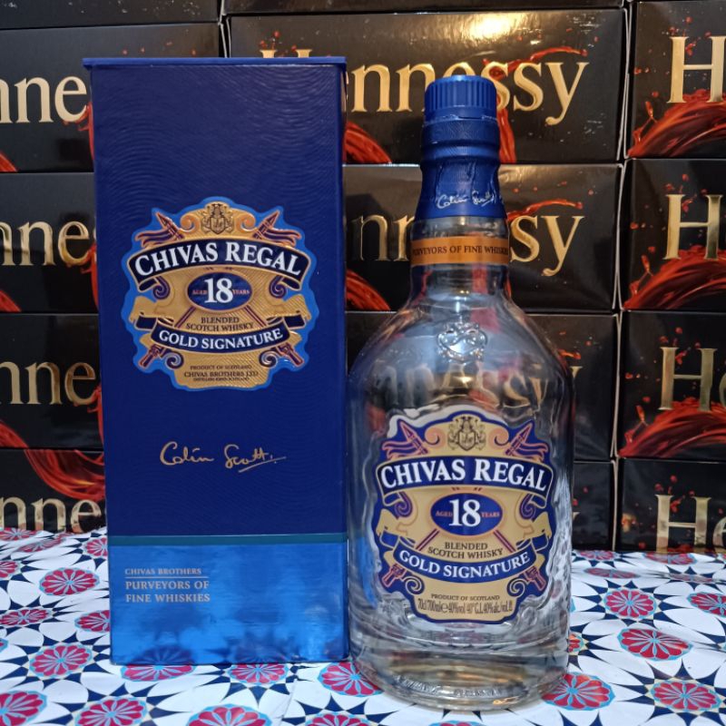 Botol Bekas Miras - CHIVAS REGAL 18 YO