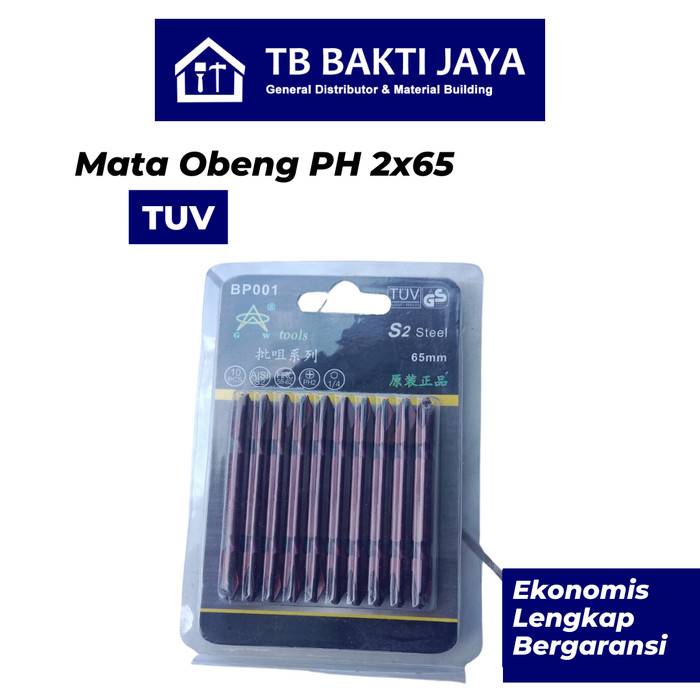 Mata Obeng / Mata Bor Obeng PH2X65 / Mata Obeng Bor