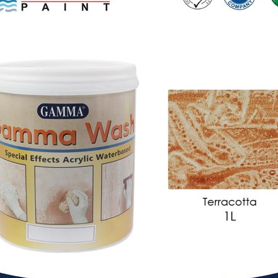 Gamma Wash - TERRACOTTA - Cat wash Motif Spesial Efek