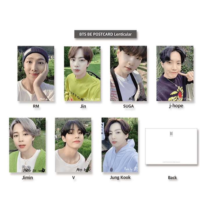 [PO] BTS LENTICULAR POSTCARD (LOVE YOURSELF 結 'Answer' & BE)