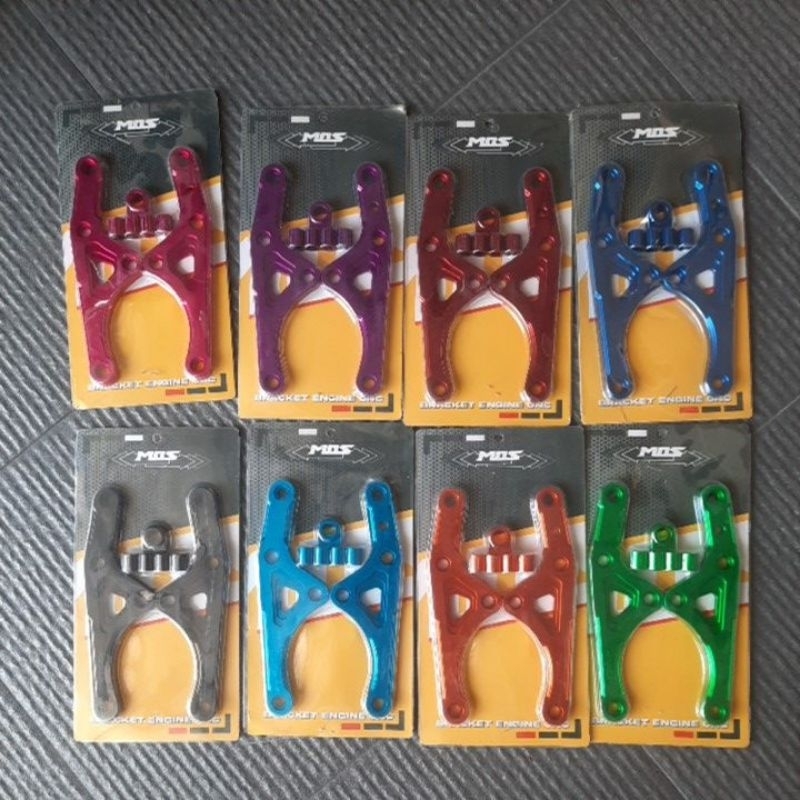 PANGKON MESIN / BREKET MESIN TIGER CNC ANODIZE WARNA LENGKAP