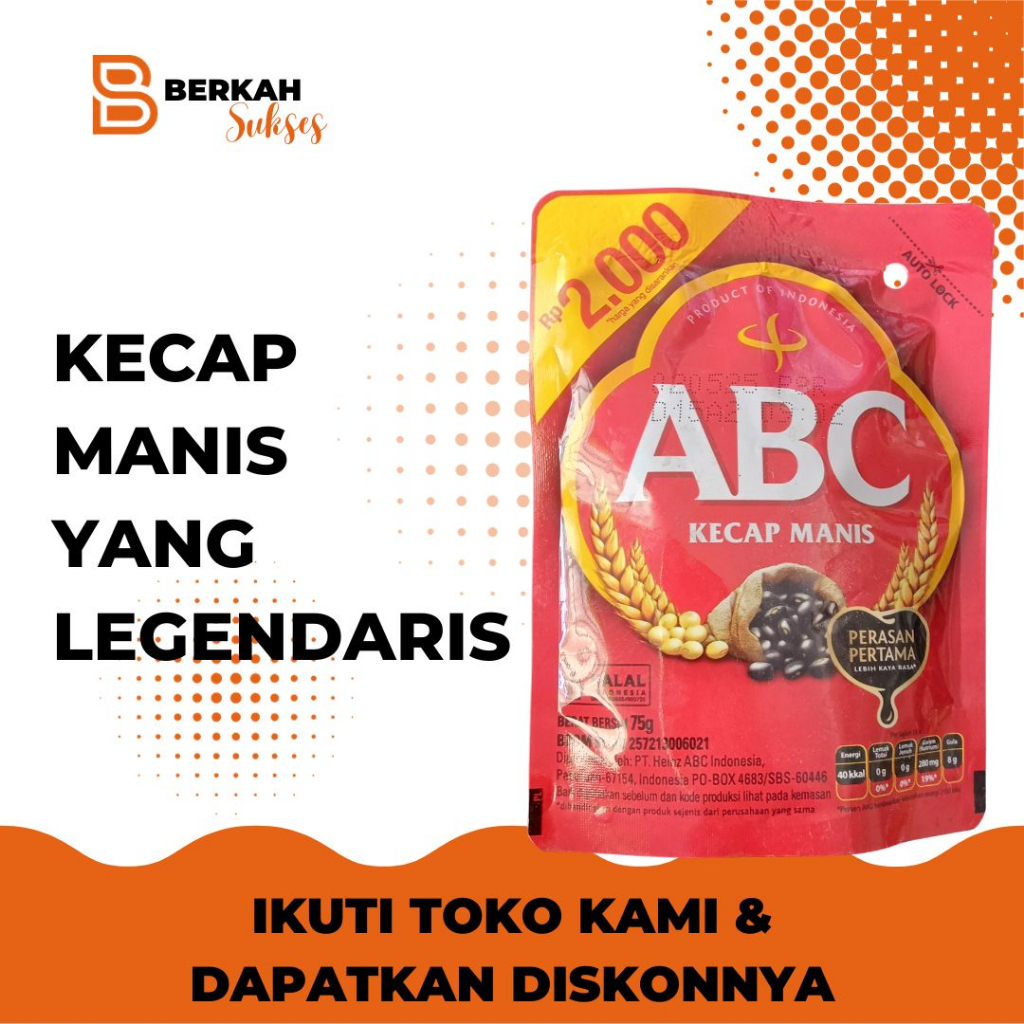 

Kecap Manis ABC Kemasan Pouch 75gr