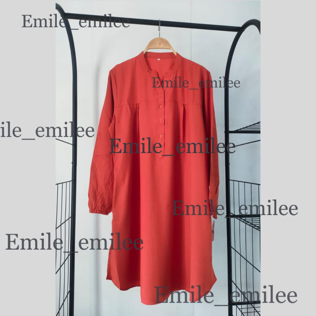 Tunik pols viscose jumbo Orange bata