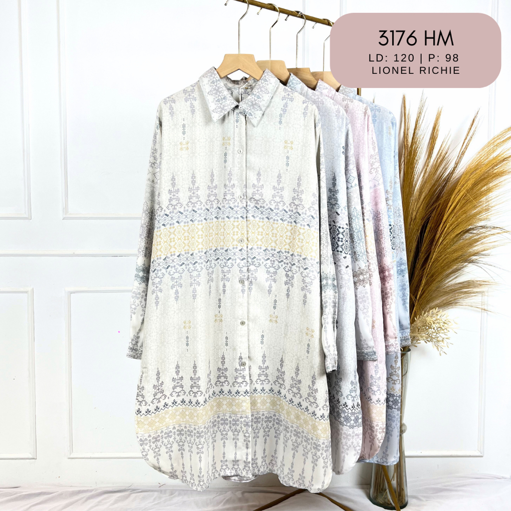 Tunik Wanita 3176 HM || HARGA 1 SERI || KHUSUS GROSIR