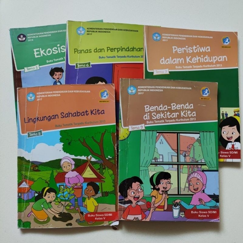 

(BEKAS) Buku tematik untuk kelas 5