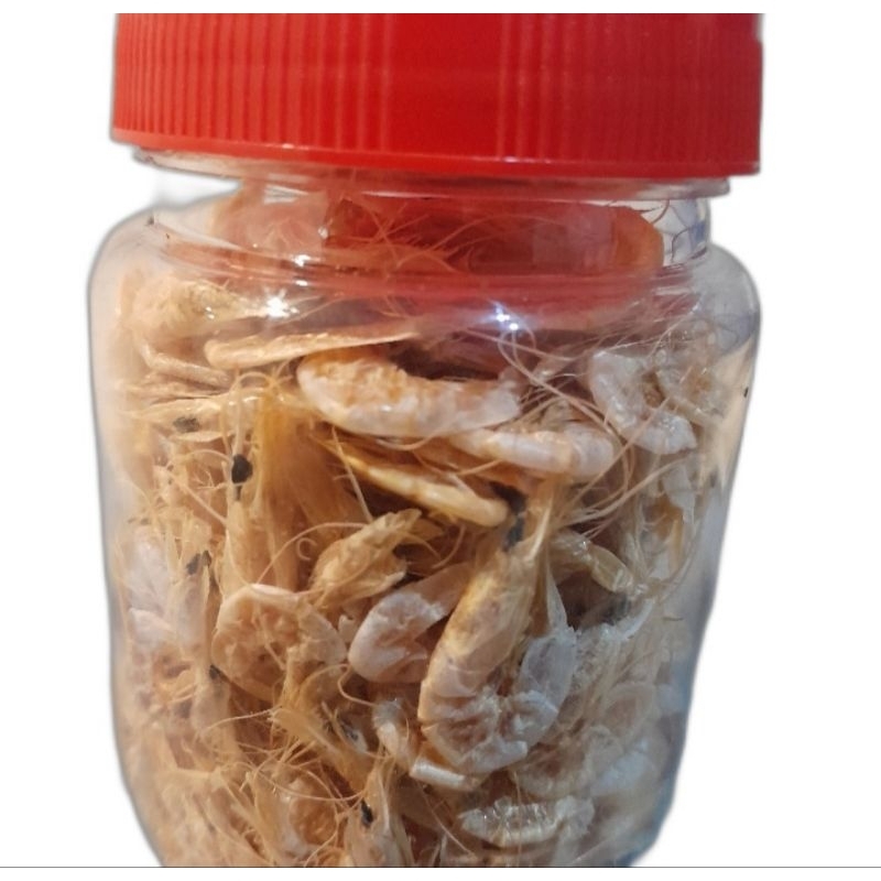 udang kering pakan ikan channa - predator - kura - arwana - ikan laut