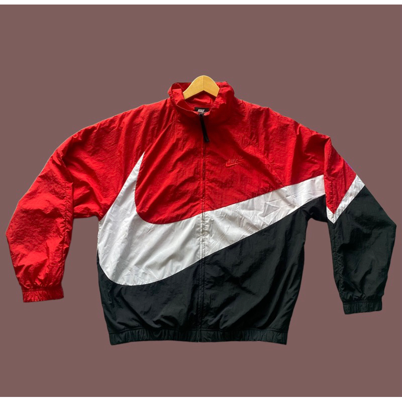 winbreaker nike big swoosh 3tone 3 warna