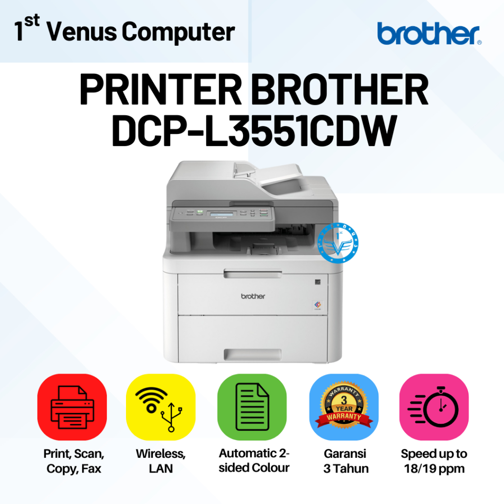 Brother DCP-L3551CDW Printer Multifungsi Laser Warna