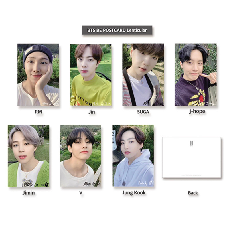 [READY] BTS Lenticular Postcard Photocard BE/Answer