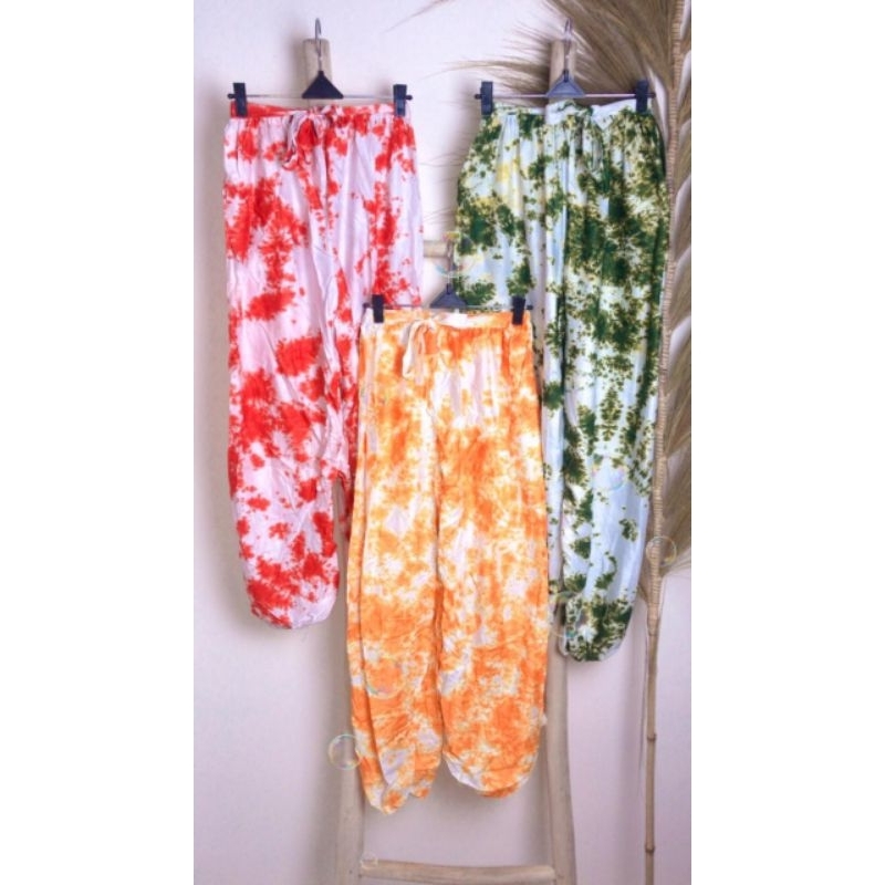 celana panjang wanita joger rayon celana santai celana rumahan