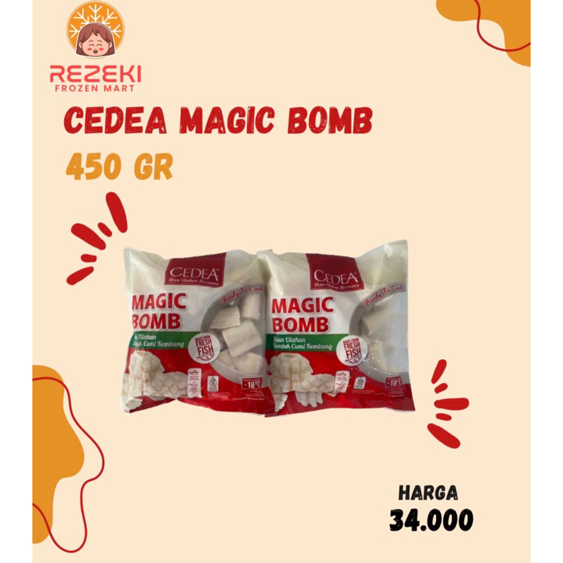 

Cedea Magic Bomb 450 Gr | Ikan Olahan Bentuk Kembang Cumi | Frozen Food Murah