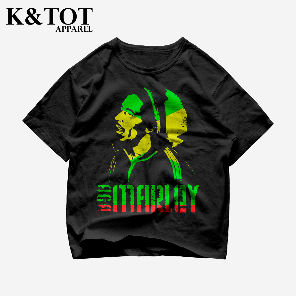 KNTOT - KAOS BAJU BOB MARLEY | TSHIRT OVERSIZE VINTAGE HITAM BOOTLEG - PRIA WANITA DEWASA ANAK 24S