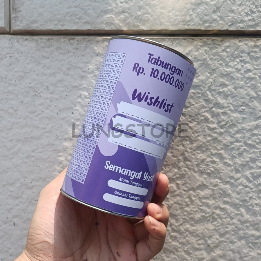 COD BAYAR DI TEMPAT Celengan Target / Celengan Viral / Celengan Anak / Celengan Murah / Celengan permanen-10K GET 10JUTA