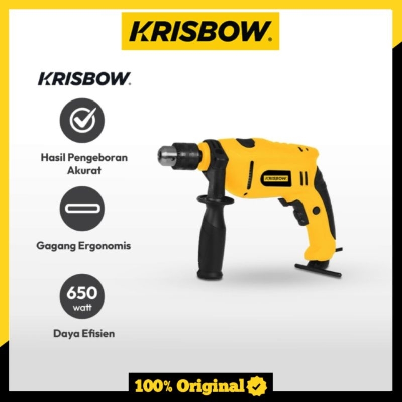 Krisbow Bor Listrik 13mm 650w