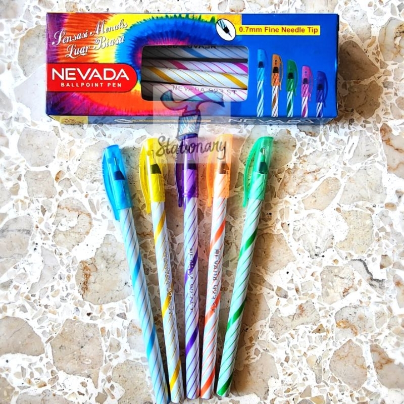 

Bolpoin / Pulpen Nevada (Harga Per Pak Isi 12bj).