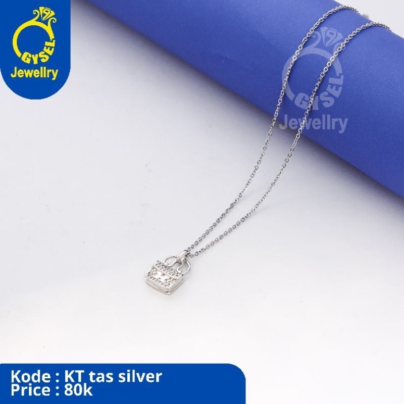 KT Tas Silver - Kalung Tas Silver