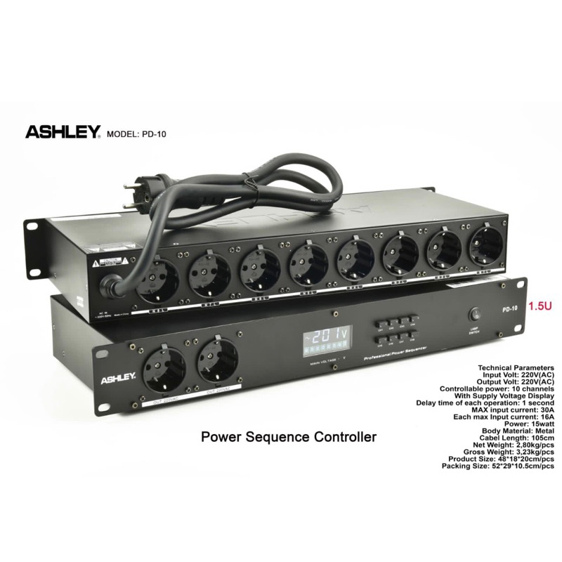 Power Sequencer Ashley PD 10 Controller