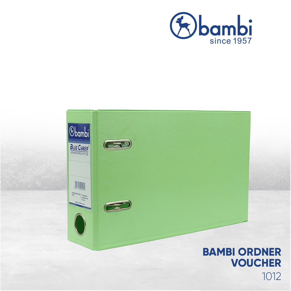 

Bambi Lever Arch File Ordner Voucher Pastel Green JUMBO SIZE 75 mm Original