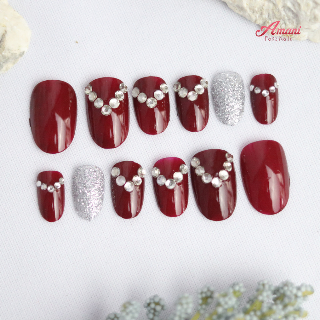 Kuku Palsu Fake Nails Kuku 3D Kuku Wedding Kuku Palsu 3D Nail Art Wedding Fake Nail Fake Nail Weddin