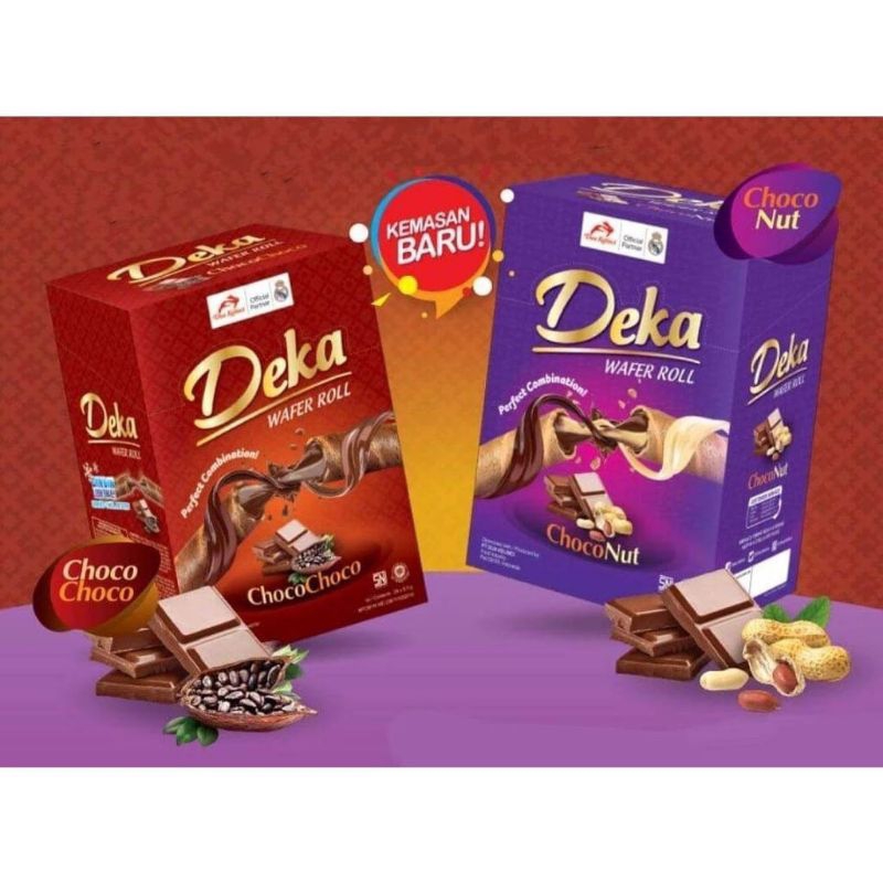 

KS - 1 Box Deka Wafer Roll / Deka Wafer Choco / Deka Wafer ChocoNut