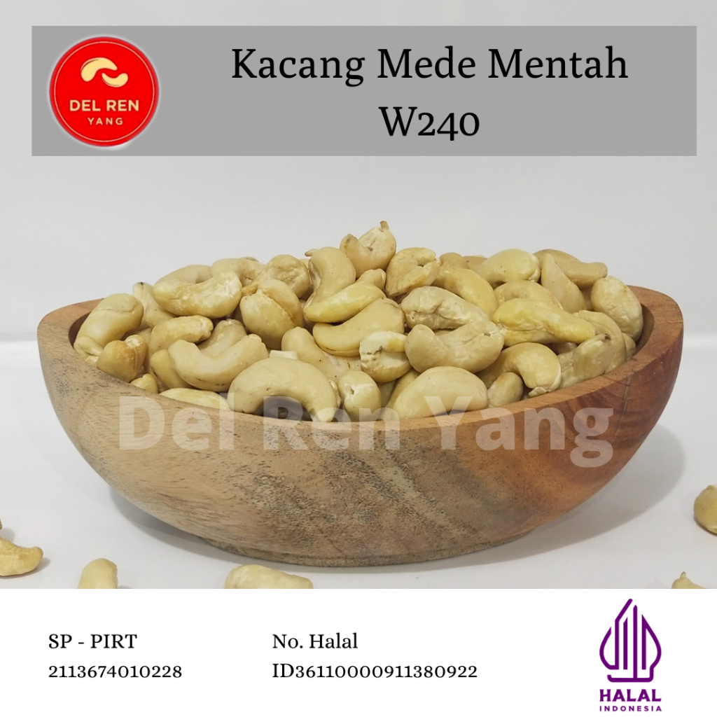 

Kacang Mede Mentah Utuh W240 - 100 gram