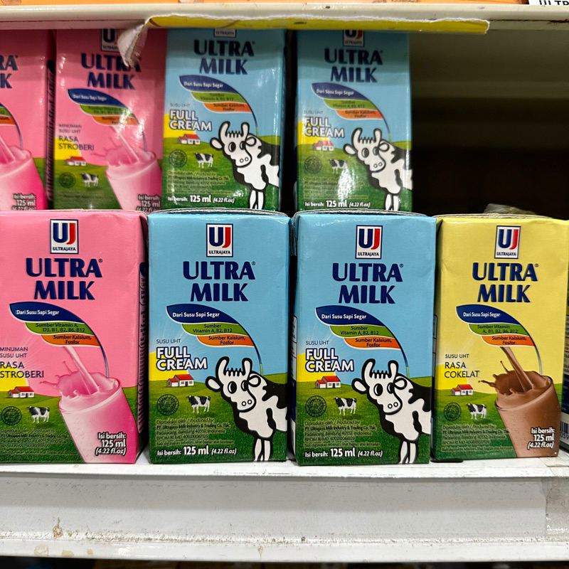 

ULTRAMILK UHT 125ml (MIN ORDER 5PCS ATAU DIGABUNG ITEM LAINNYA)