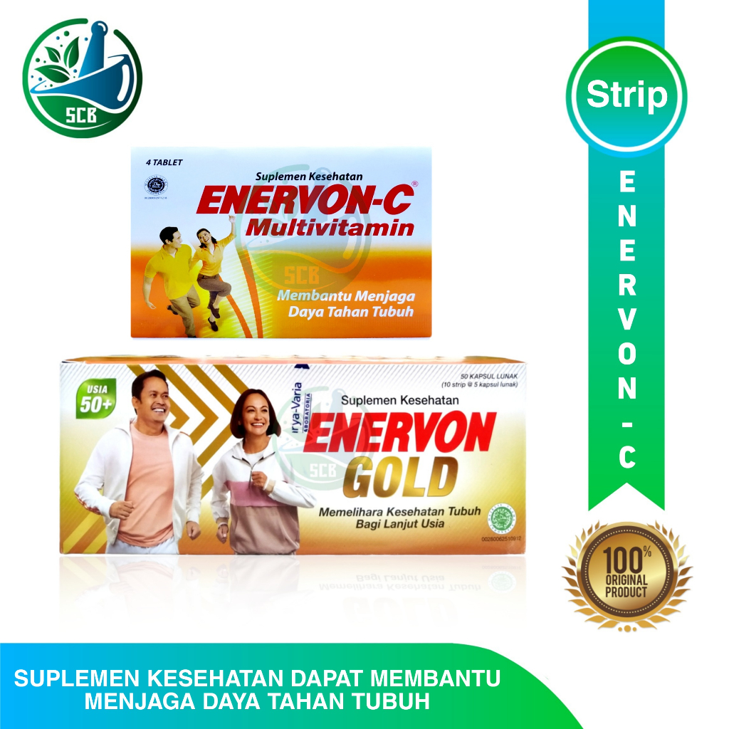 Enervon C Strip / Enervon Gold - Suplemen Kesehatan