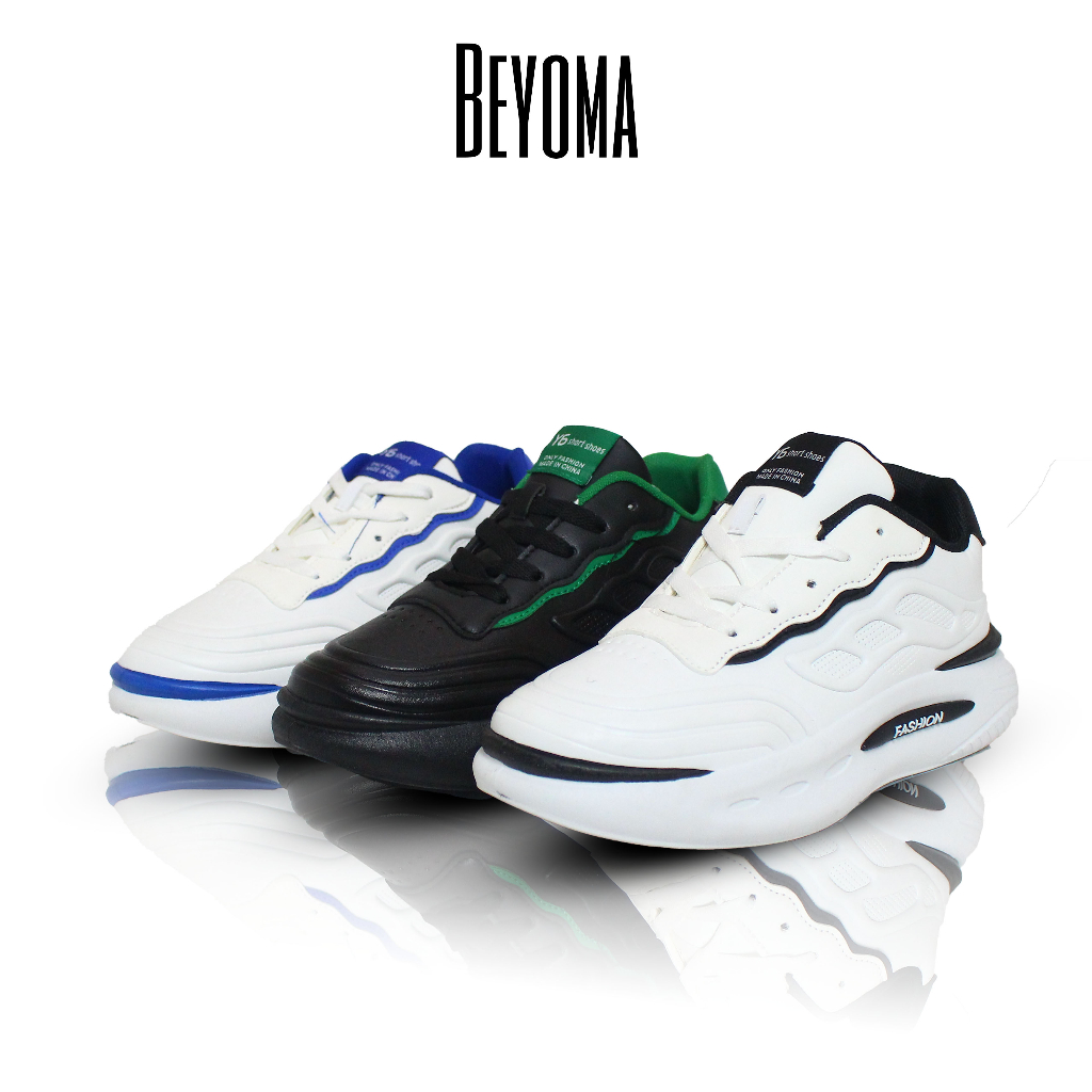 SEPATU BEYOMA SPORT SNEAKERS RUNNING PRIA WANITA COD GROSIR BYM200