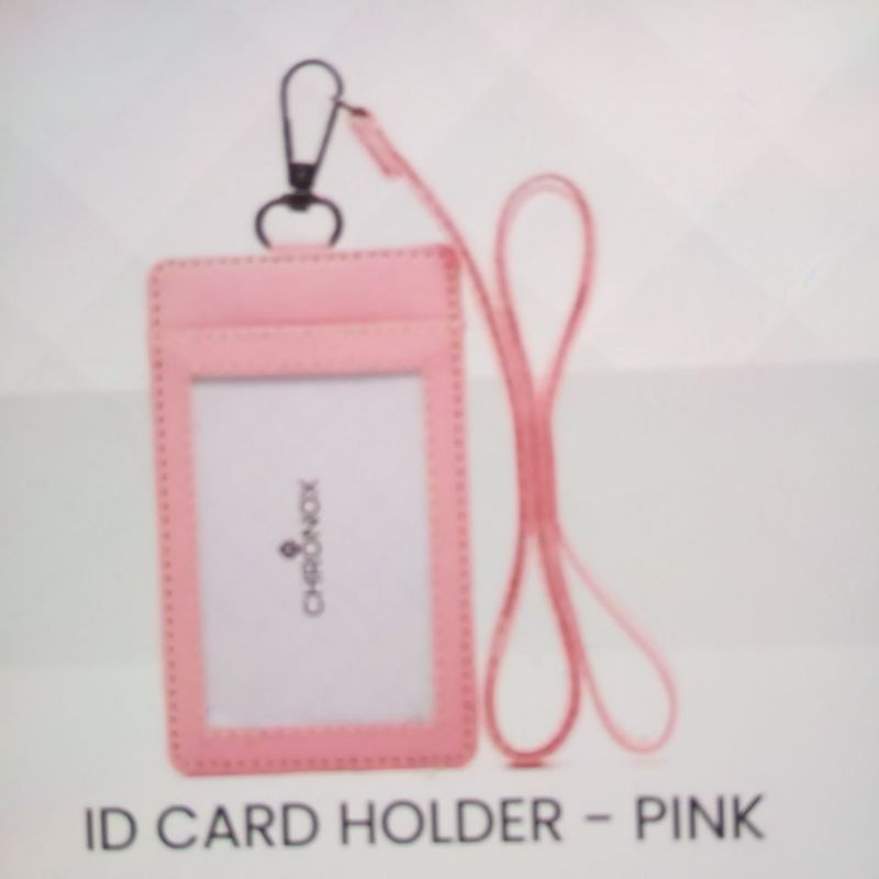 

ID card holder kulit Avery -- pink