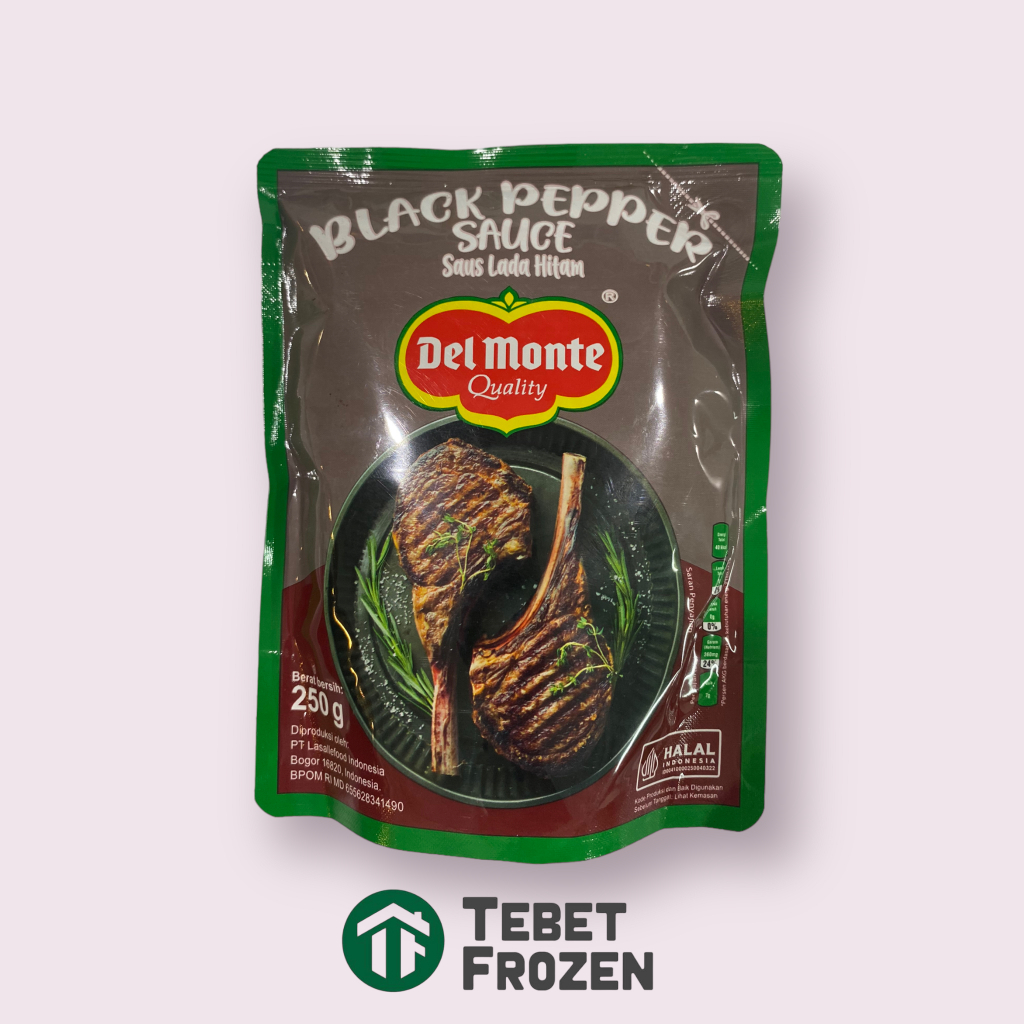 

DELMONTE SAUS BLACKPEPPER 250GR - TEBET FROZEN