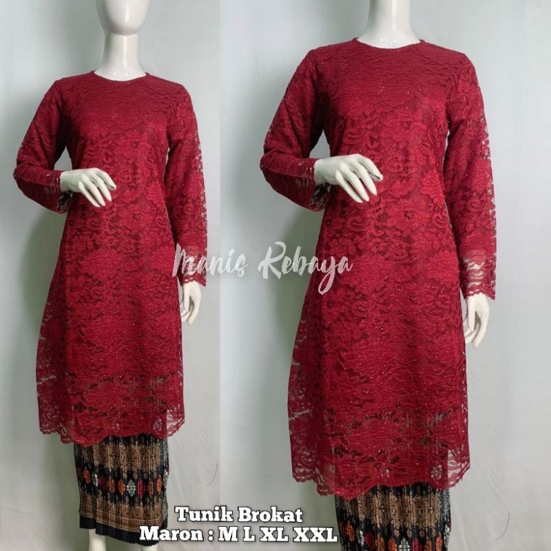 Tunik Brukat/Tunik Modern/Kebaya Tunik/Kebaya Modern