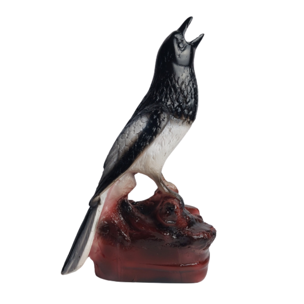 Asbak unik murah burung kacer hitam