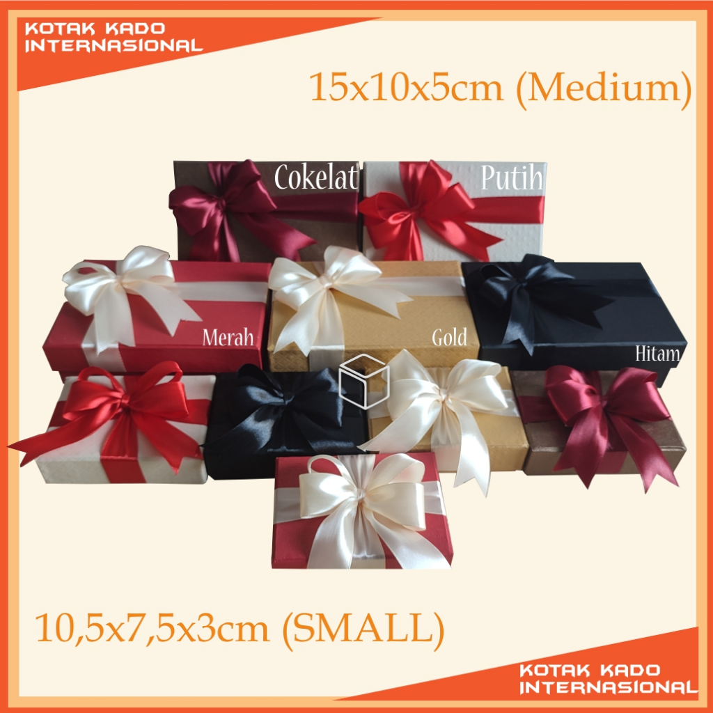 

Kotak kado premium gifts hampers ultah anniversary hadiah unik ukuran small dan medium sudah termasuk pita
