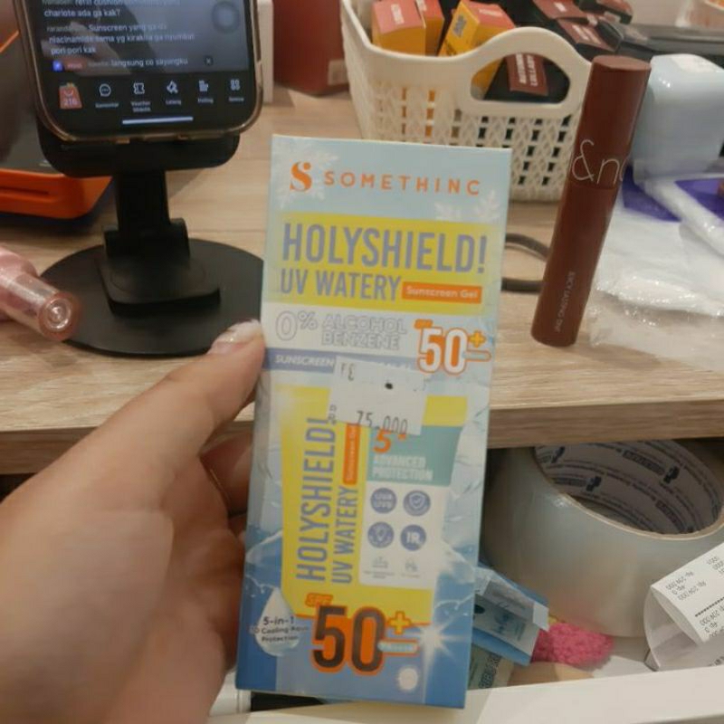 somethinc holyshield uv watery