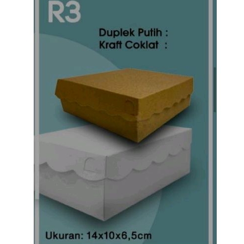 

kardus R3 polos cokelat