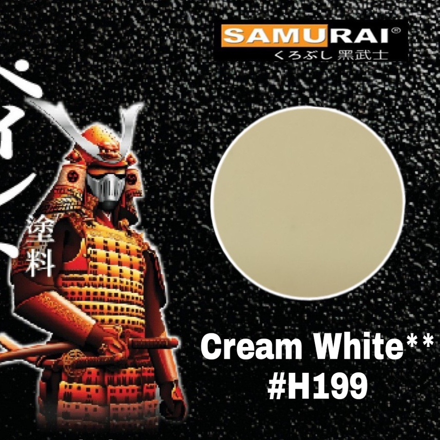 

GROSIR.COD. Samurai Paint Cream White H199 Cat Pilok Warna krem Honda samurai