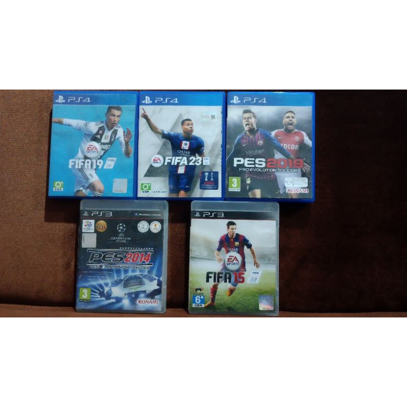 game sepak bola pes dan fifa untuk ps 3 dan ps 4