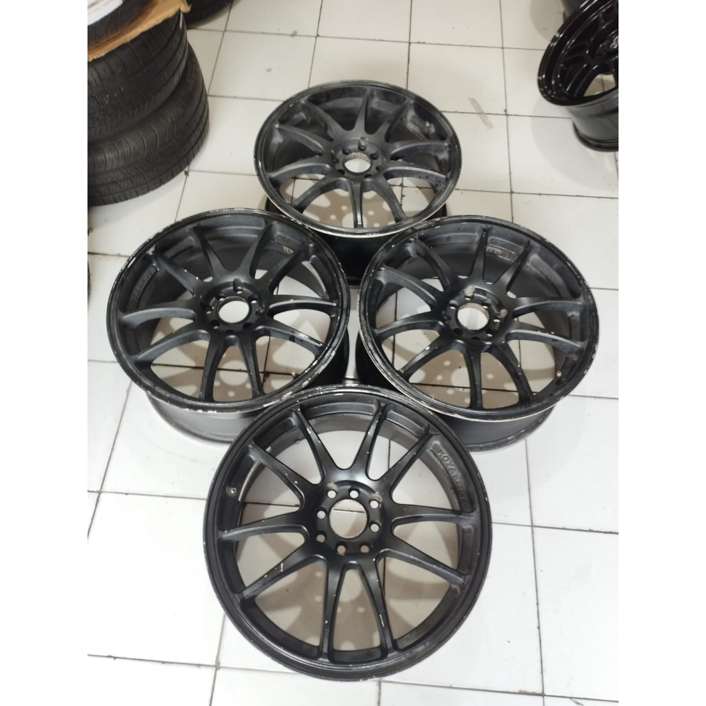 velg mobil second GIO r18 hole 4x100/114,3 buat rocky raize accord livina