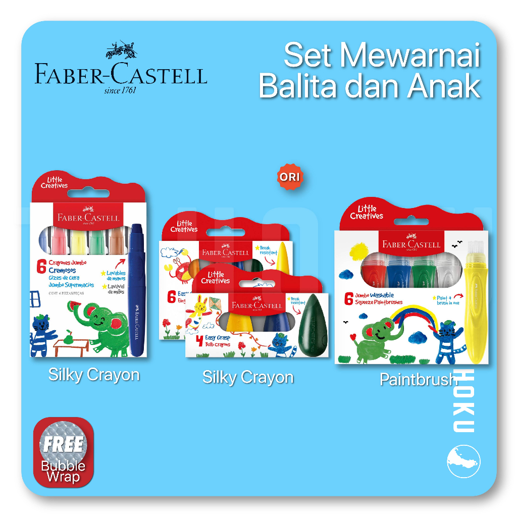 

Faber-Castell - Set Mewarnai Balita / Bayi | Little Creative Series