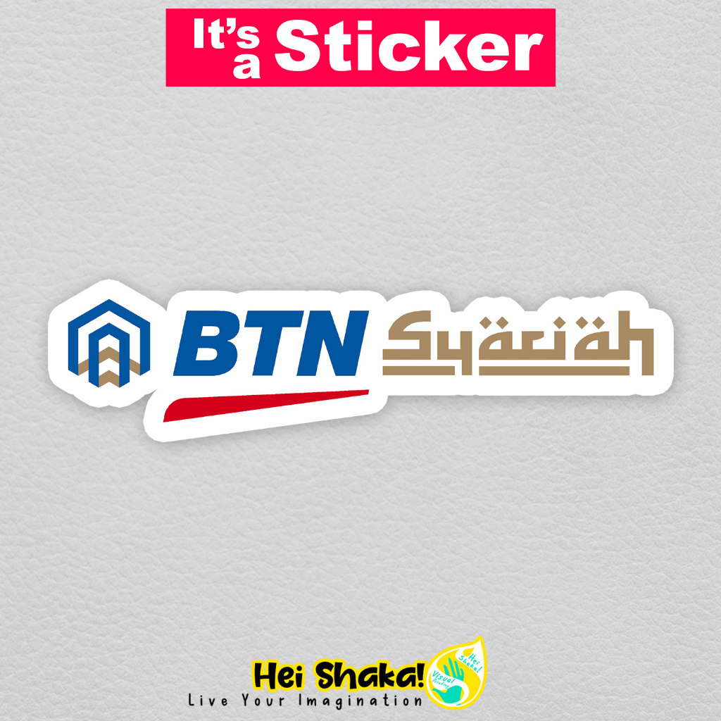 

Stiker BTN Syariah Sticker Bank Jabar Banten Bahan Vinyl Anti Air