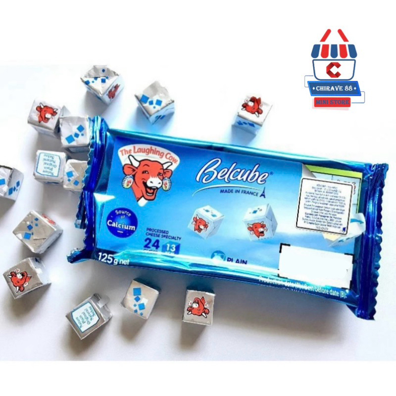 

Belcube La Vache qui rit 125g (24 cubes) - Belcube Plain - Belcube Keju